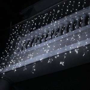 LED Icicle Lights Christmas Icicle Lights Outdoor Xmas String Lights Decorations